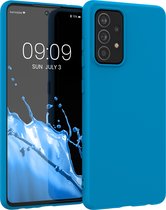 kwmobile telefoonhoesje voor Samsung Galaxy A52 / A52 5G / A52s 5G - Hoesje voor smartphone - Back cover in Caribisch blauw