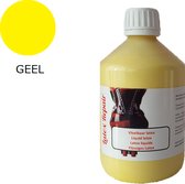 Geel - Vloeibaar latex rubber voor bodypaint, mallen, sokkenstop, littekens en decoratie - 500 ml