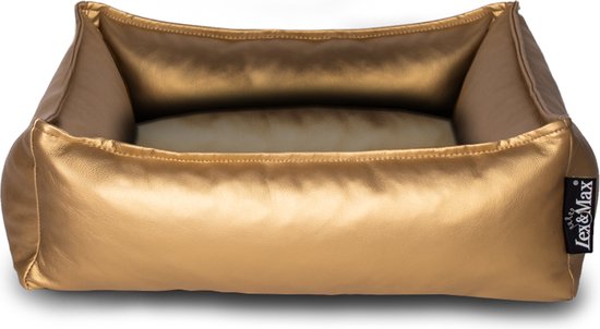 Lex&Max Basket Gold - 70x55 - Gouden hondenmand