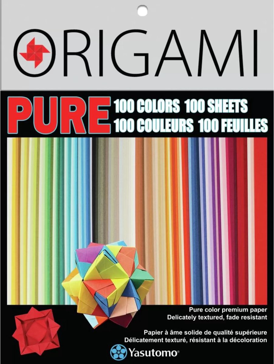 Craft Sensations Origami 180 pièces - Exemples de pliage inclus - Feuilles  pliantes 