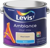 Levis Ambiance Muurverf Mix - Satin - Fine Cream - 2.5L