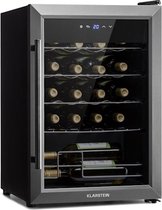 Klarstein Ultimo 20 Uno wijnkoelkast - 53 liter - 5 tot 18 °C - ruimte voor 20 flessen van 0,75 liter -  glazen panoramadeur met UV-bescherming