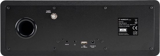 Albrecht DR 895 CD Portable Numérique Noir