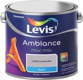 Levis Ambiance Muurverf Mix - Satin - Lady Lavender - 2.5L