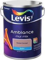 Mix de Peinture pour les murs Levis Ambiance - Satiné - Doux coucher de soleil - 5L