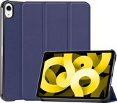 Hoesje Geschikt voor iPad Air 2022 Hoesje Case Hard Cover Hoes Book Case - Donkerblauw.