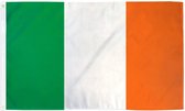Senvi Printwear - Flag Ireland - Grote Ierland vlag - Gemaakt Van 100% Polyester - UV & Weerbestendig - Met Versterkte Mastrand - Messing Ogen - 90x150 CM - Fair Working Conditions