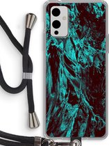Case Company® - OnePlus 9 hoesje met Koord - Ice Age - Telefoonhoesje met Zwart Koord - Bescherming aan alle Kanten en Over de Schermrand