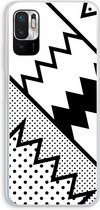 Case Company® - Xiaomi Redmi Note 10 5G hoesje - Pop Art #5 - Soft Cover Telefoonhoesje - Bescherming aan alle Kanten en Schermrand