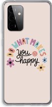 Case Company® - Samsung Galaxy A72 hoesje - Happy days - Soft Cover Telefoonhoesje - Bescherming aan alle Kanten en Schermrand