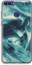 Case Company® - Huawei P Smart (2018) hoesje - Dreaming About Whales - Soft Cover Telefoonhoesje - Bescherming aan alle Kanten en Schermrand