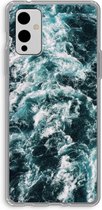Case Company® - OnePlus 9 hoesje - Zee golf - Soft Cover Telefoonhoesje - Bescherming aan alle Kanten en Schermrand