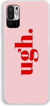 Case Company® - Xiaomi Redmi Note 10 5G hoesje - Ugh - Soft Cover Telefoonhoesje - Bescherming aan alle Kanten en Schermrand