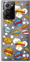 Case Company® - Samsung Galaxy Note 20 Ultra / Note 20 Ultra 5G hoesje - Pow Smack - Soft Cover Telefoonhoesje - Bescherming aan alle Kanten en Schermrand