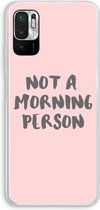 Case Company® - Xiaomi Redmi Note 10 5G hoesje - Morning person - Soft Cover Telefoonhoesje - Bescherming aan alle Kanten en Schermrand