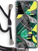 Case Company® - OnePlus 9 Pro hoesje met Koord - Fantasie jungle - Telefoonhoesje met Zwart Koord - Bescherming aan alle Kanten en Over de Schermrand