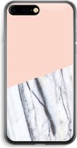 Case Company® - iPhone 7 PLUS hoesje - A touch of peach - Soft Cover Telefoonhoesje - Bescherming aan alle Kanten en Schermrand