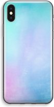 Case Company® - iPhone XS Max hoesje - Mist pastel - Soft Cover Telefoonhoesje - Bescherming aan alle Kanten en Schermrand