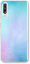 Case Company® - Samsung Galaxy A70 hoesje - Mist pastel - Soft Cover Telefoonhoesje - Bescherming aan alle Kanten en Schermrand