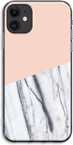 Case Company® - iPhone 11 hoesje - A touch of peach - Soft Cover Telefoonhoesje - Bescherming aan alle Kanten en Schermrand