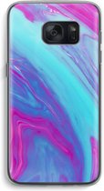 Case Company® - Samsung Galaxy S7 hoesje - Zweverige regenboog - Soft Cover Telefoonhoesje - Bescherming aan alle Kanten en Schermrand