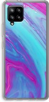 Case Company® - Samsung Galaxy A42 5G hoesje - Zweverige regenboog - Soft Cover Telefoonhoesje - Bescherming aan alle Kanten en Schermrand