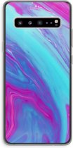 Case Company® - Samsung Galaxy S10 5G hoesje - Zweverige regenboog - Soft Cover Telefoonhoesje - Bescherming aan alle Kanten en Schermrand