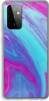 Case Company® - Samsung Galaxy A72 hoesje - Zweverige regenboog - Soft Cover Telefoonhoesje - Bescherming aan alle Kanten en Schermrand