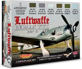 Lifecolor CS07 German WWII Aircrafts Set 2 + 6 pipetjes 2ml