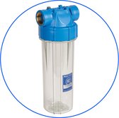 Aquafilter  Filterhuis 10 " transparant met 3/4" aansluitingen . FHPR34-B-AQ