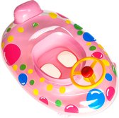 Opblaasboot - Baby Float - Kinderen - Rubberboot - ROZE