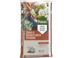 Pokon Terras & Balkon Planten Potgrond - 20L - 180 dagen voeding
