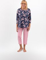 Martel Maria dames pyjama- mouwen 3/4 - 100 % katoen 3XL