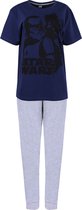 Marineblauwe-grijze pyjama voor heren - STAR WARS / XL