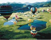 Schilderen op nummer luchtballon 40 x 50 cm