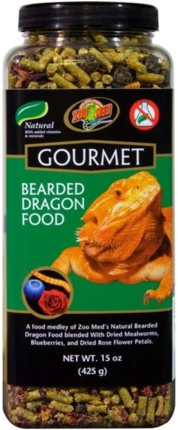 Foto: Zoo med gourmet bearded dragon food baardagaam voer 425gr