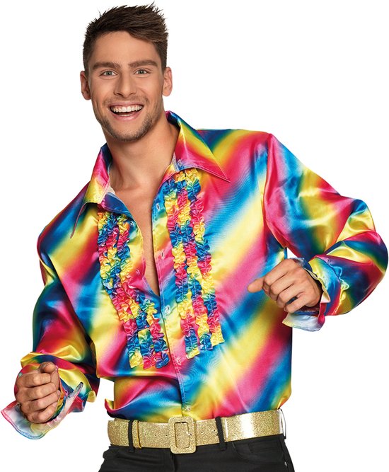 Boland Party Shirt Regenboog Maat M 