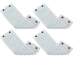 Leifheit - Clean Twist M / Combi Clean M vloerwisser vervangingsdoek met drukknoppen – Micro Duo – 33 cm / set van 4