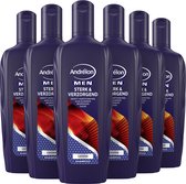 Andrélon Men Sterk & Verzorgend Shampoo - 6 x 300 ml - Voordeelverpakking