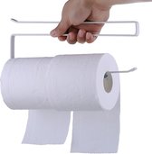 Toiletrolhouder – Papierrolhouder – Rolhouder – Tissue – Stand – Keuken – Badkamer – Opslag – Rekken – Opbergen – Ijzer - 27 x 10,8 x 1,2 cm