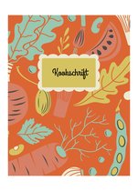 Kookschrift - Oranje - Recepten - Receptenboek - Recepten - Notitieboek - Kookboek - Cadeau - Kooknotities - Kookliefhebber - Softcover - Elastiek - Cadeau - Kookherinneringen - Food Planner - Food Journal - Food - Familiekookboek - Familiegerechten