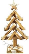 kerstboom led 40 cm hout naturel