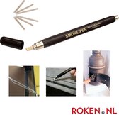 Rookpen - Smoke pen - Rookstift + 6 navullingen