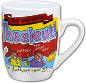 feestmok Theeleut 325 ml keramiek wit