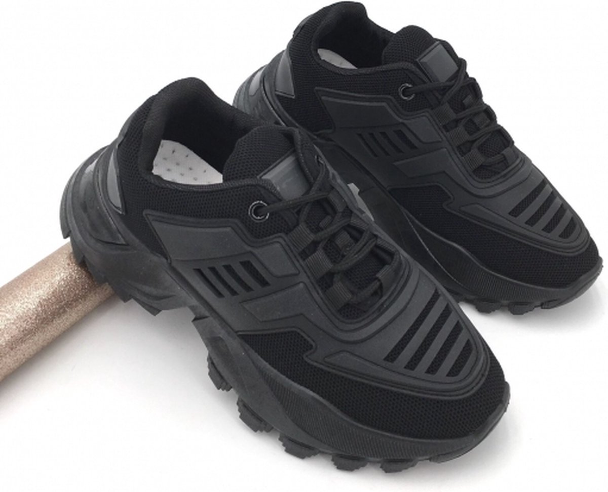 Shoekueen Dames Sneakers Zwart 40