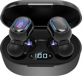 yS4N Draadloze Oordopjes - Oordopjes Draadloos - Bluetooth Oortjes - Wireless Earphones - Sport Oordopjes  met Oplaadcase - Zwart