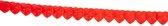 slinger Garland Hart 2,5 meter papier rood