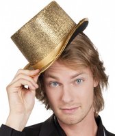 hoed Glitz unisex goud one size