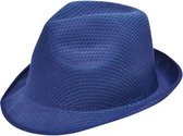 hoed Maffia 58 cm polyester donkerblauw