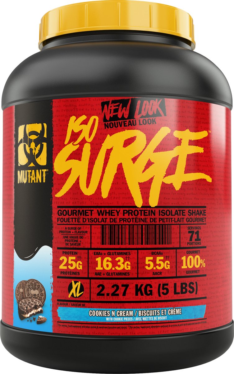 Goedkoopste Mutant Iso Surge 2270g — Cookies & Cream
